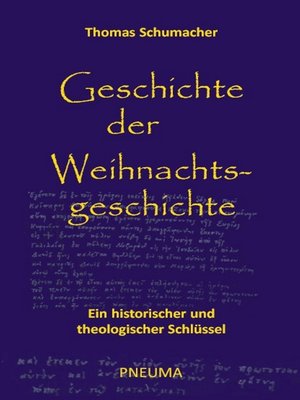 cover image of Geschichte der Weihnachtsgeschichte